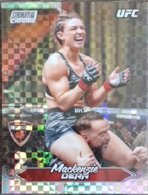 Mackenzie Dern 2025 Topps Stadium Club UFC Base Chrome #C-70 X-Fractor