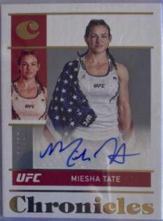 Miesha Tate 2022 Panini Chronicles UFC Chronicles Signatures #37 Gold