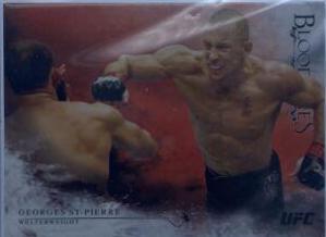 Georges St-Pierre 2014 Topps UFC Bloodlines Base #138 Red