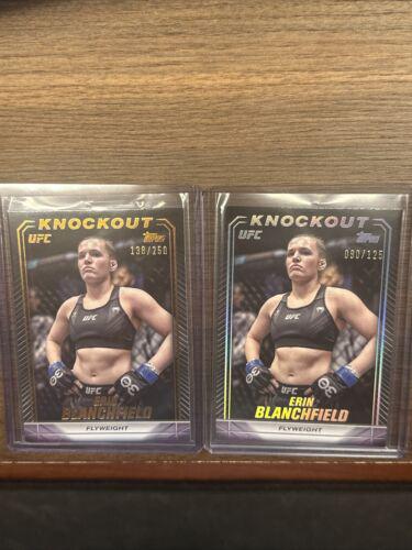Erin Blanchfield 2024 Topps Knockout UFC Base #85 Holo Silver