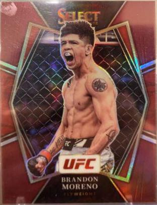 Brandon Moreno 2022 Panini Select UFC Premier Level #191 Maroon