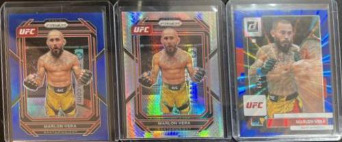Marlon Vera 2023 Panini Donruss UFC Base #75 Blue Laser