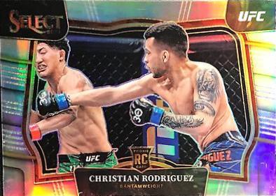 Christian Rodriguez 2023 Panini Select UFC Octagonside #211 Silver