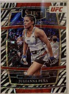 Julianna Peña 2022 Panini Select UFC Concourse #87 Zebra
