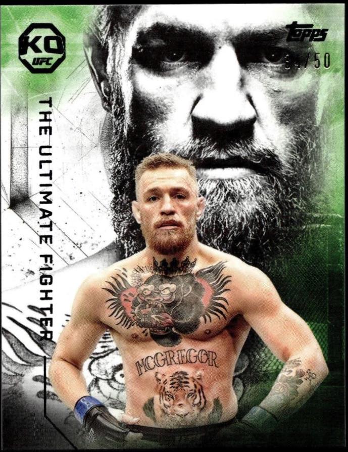 Conor McGregor 2025 Topps Knockout UFC The Ultimate Fighter #UF-8 Blue
