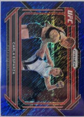 Carla Esparza 2023 Panini Prizm UFC Base #78 Blue Shimmer