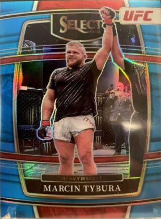 Marcin Tybura 2022 Panini Select UFC Concourse #89 Light Blue