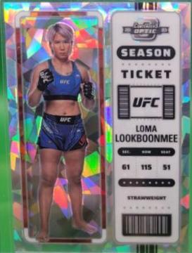 Loma Lookboonmee 2023 Panini Chronicles UFC Base Contenders Optic Season Ticket #364 Red