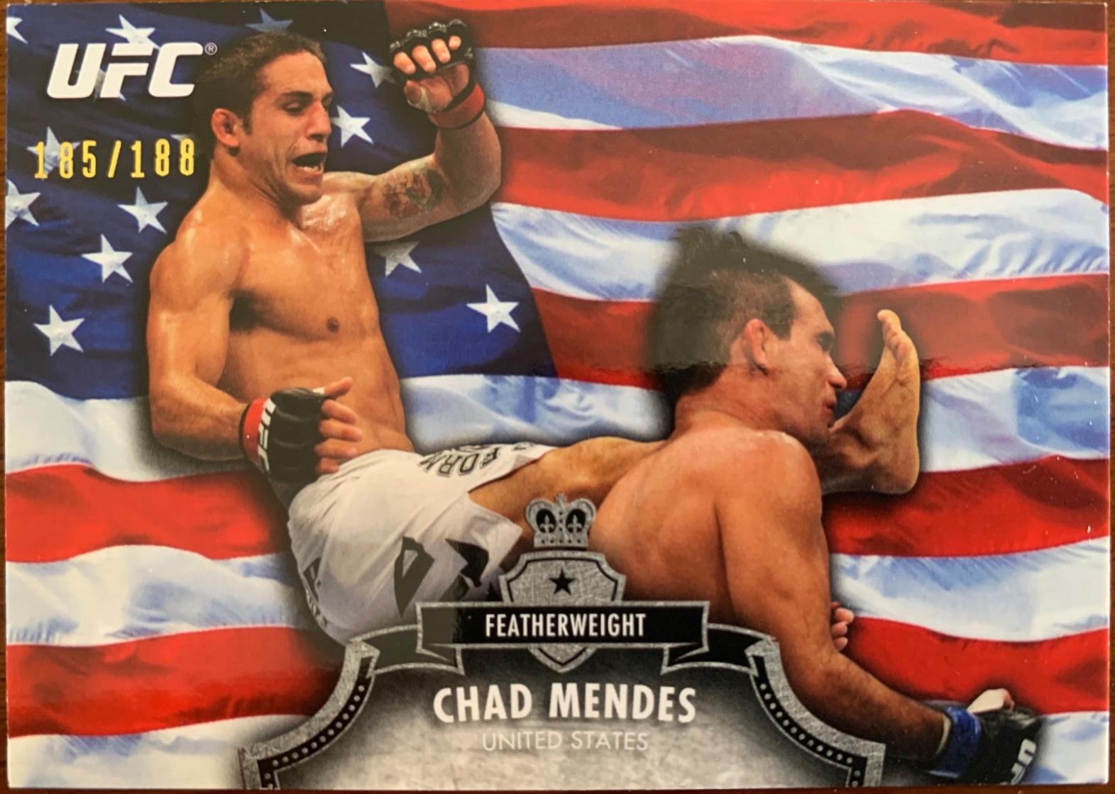 Chad Mendes 2012 Topps UFC Bloodlines Base #94 Flag