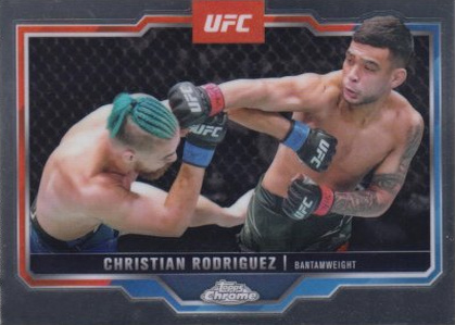 Christian Rodriguez 2025 Topps Chrome UFC Base #106 Black RayWave