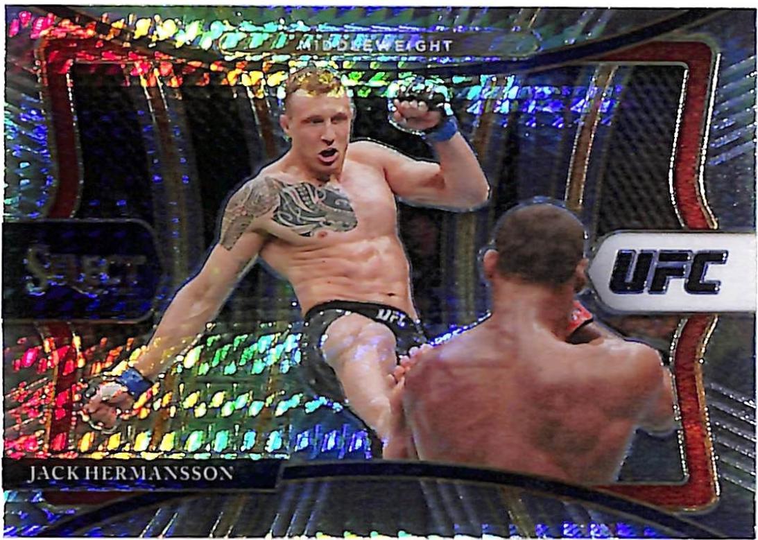 Jack Hermansson 2021 Panini Select UFC Premier Level #138 Lucky Envelopes