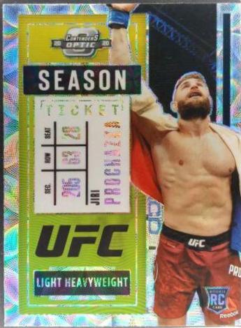 Jiri Prochazka 2021 Panini Chronicles UFC Base Contenders Optic Season Ticket #274 Asia