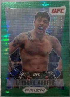 Brandon Moreno 2022 Panini Prizm UFC Prizm Flashback #4 Green Pulsar