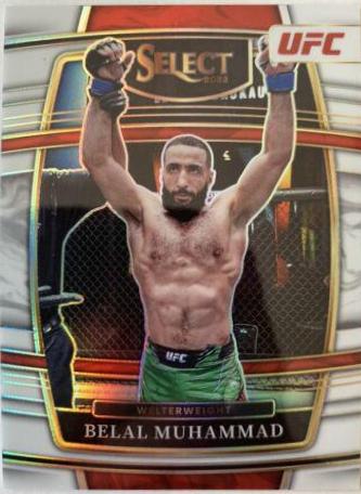 Belal Muhammad 2022 Panini Select UFC Concourse #96 White