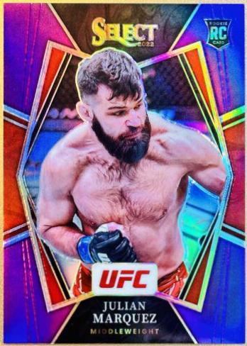 Julian Marquez 2022 Panini Select UFC Premier Level #170 Purple