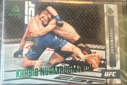 Khabib Nurmagomedov 2022 Panini Chronicles UFC Base Luminance #157 Platinum