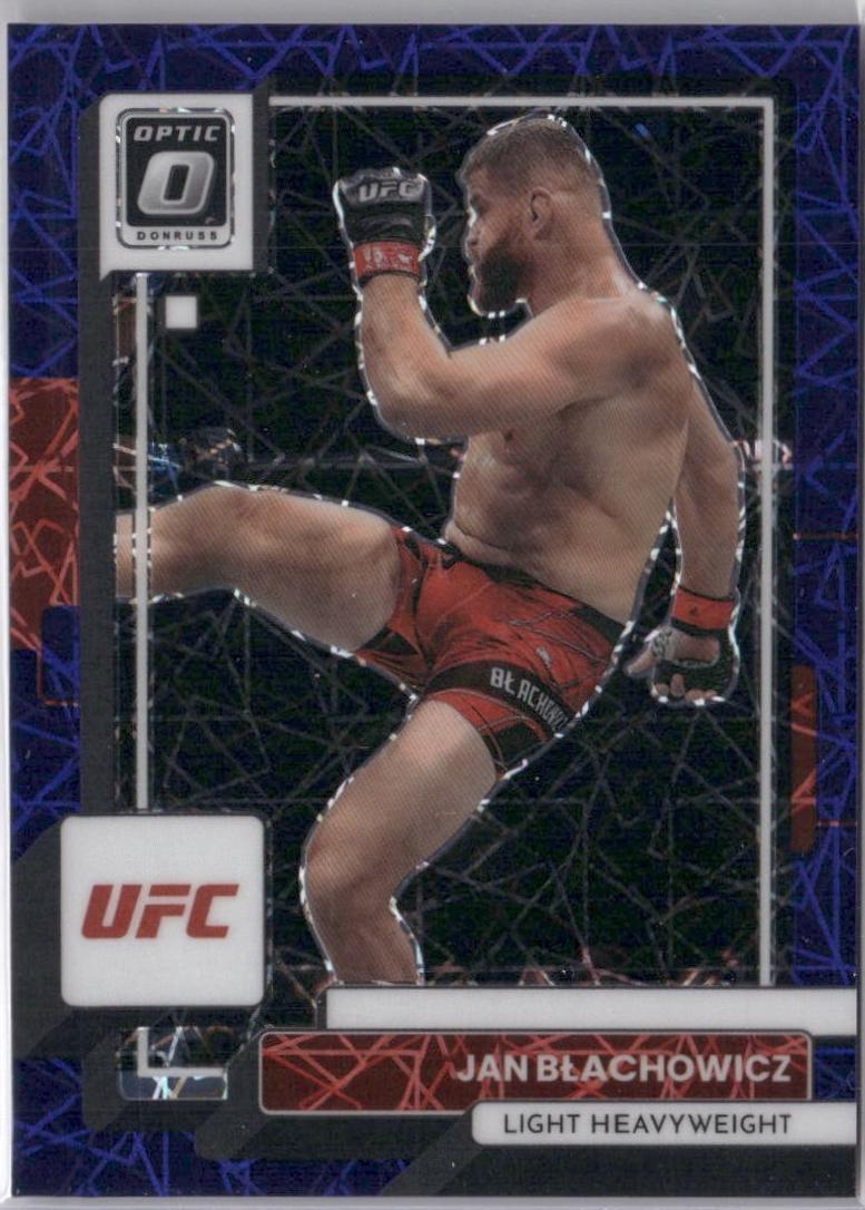 Jan Błachowicz 2023 Panini Donruss Optic UFC Base #65 Purple Velocity