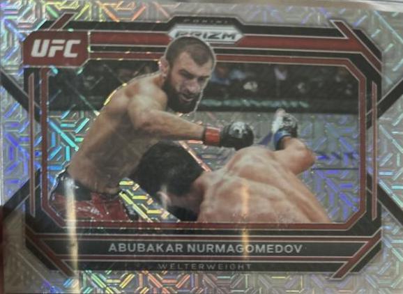 Abubakar Nurmagomedov 2023 Panini Prizm UFC Base #33 Mojo