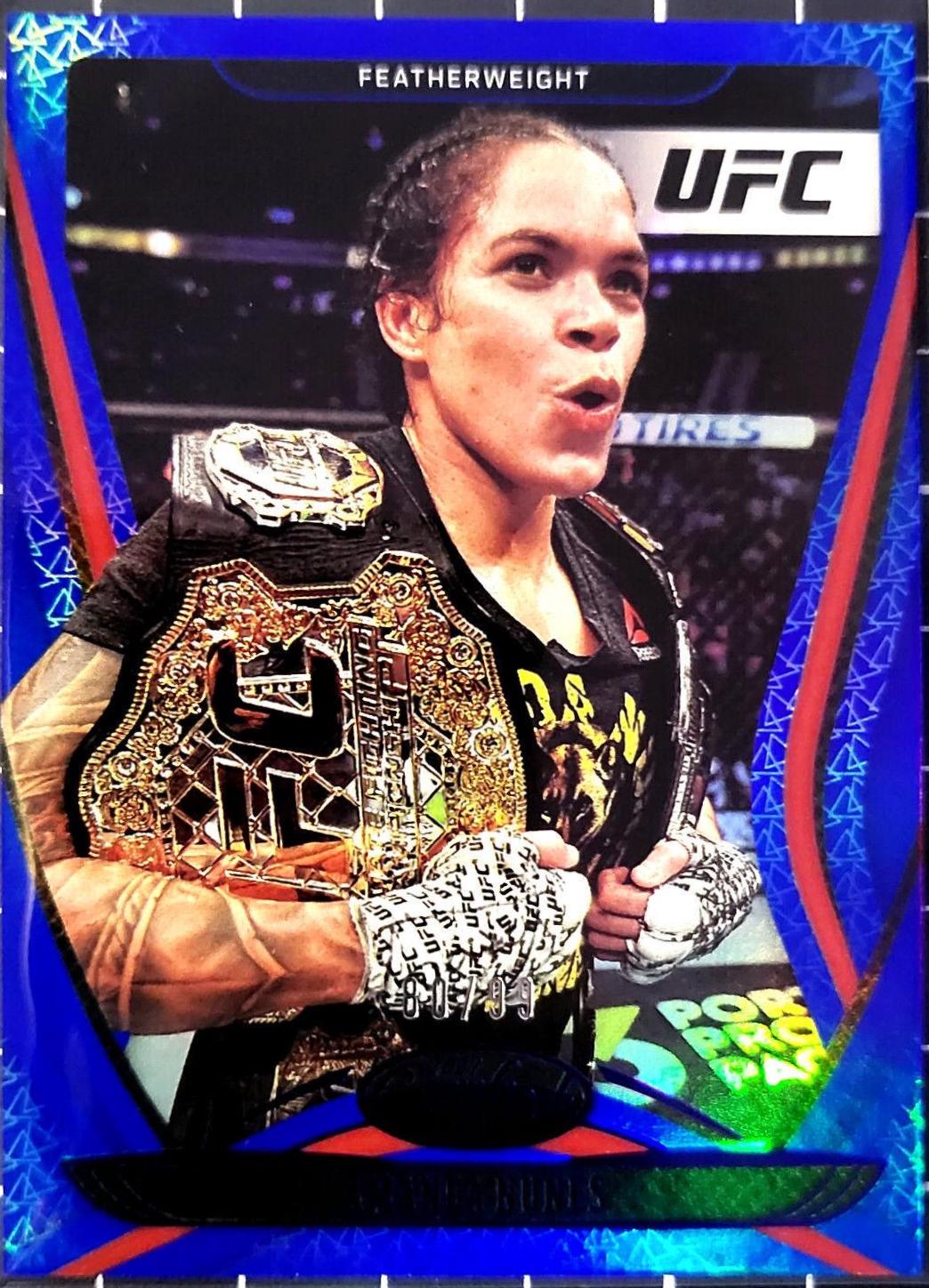 Amanda Nunes 2021 Panini Chronicles UFC Base Certified #121 Blue