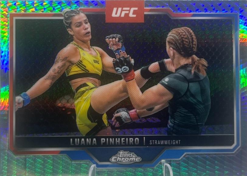 Luana Pinheiro 2025 Topps Chrome UFC Base #178 Prism Refractor
