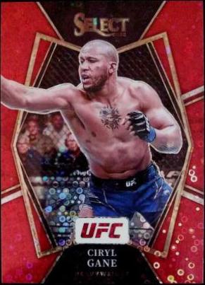 Ciryl Gane 2022 Panini Select UFC Premier Level #143 Red Disco