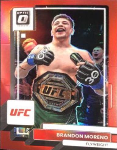 Brandon Moreno 2023 Panini Donruss Optic UFC Base #29 Red
