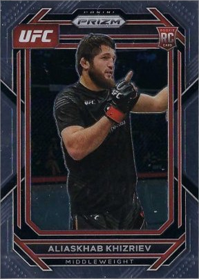 Aliaskhab Khizriev 2023 Panini Prizm UFC Base #141 Black