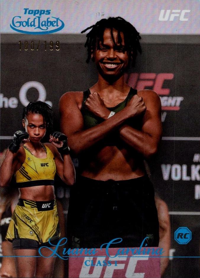Luana Carolina 2024 Topps Gold Label UFC Base Class I #50 Blue