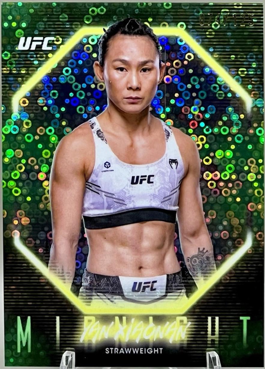 Yan Xiaonan 2025 Topps Midnight UFC Base #45 Morning