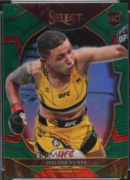 Josiane Nunes 2023 Panini Select UFC Concourse #17 Green