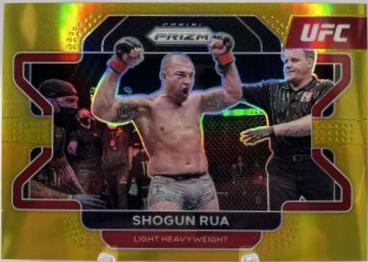 Mauricio Rua 2022 Panini Prizm UFC Base #86 Gold