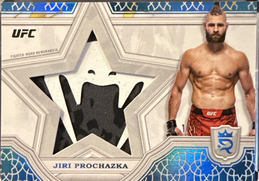 Jiri Prochazka 2024 Topps Royalty UFC Star Relics #SRR-3 Platinum