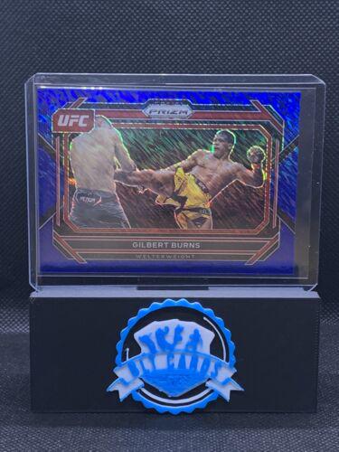 Gilbert Burns 2023 Panini Prizm UFC Base #42 Blue Shimmer