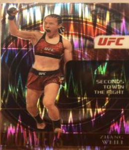 Zhang Weili 2022 Panini Select UFC Select Numbers #20 Flash