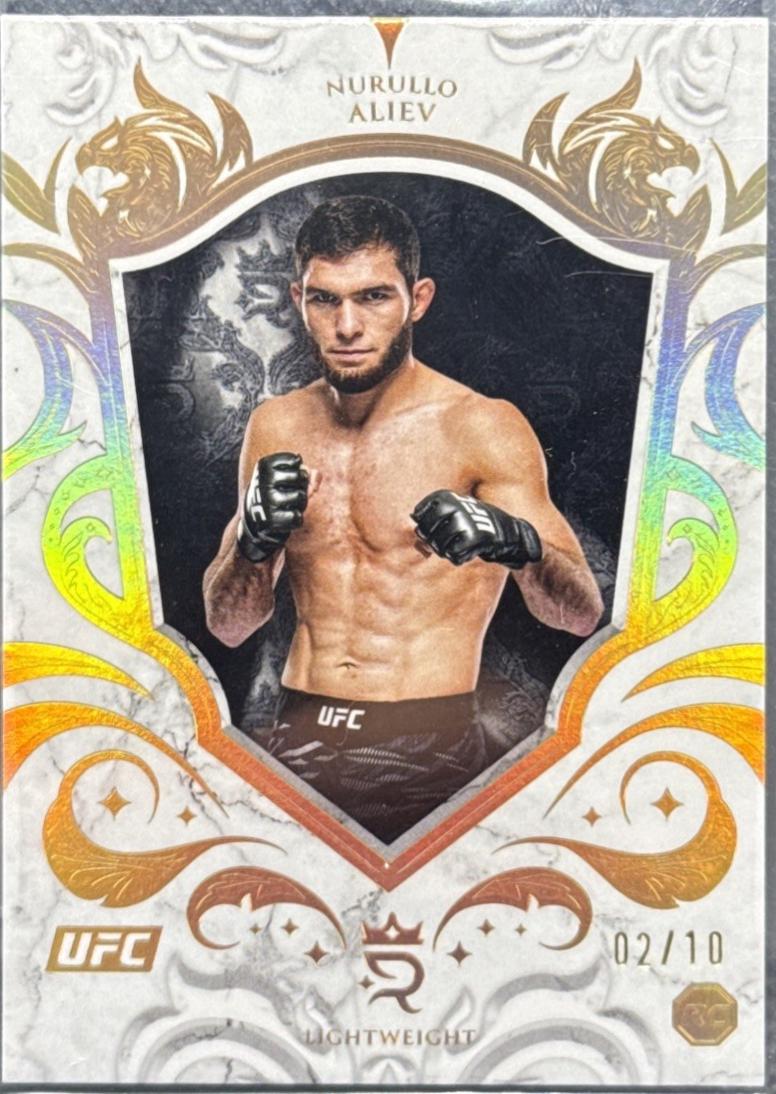 Nurullo Aliev 2025 Topps Royalty UFC Base #19 Gold