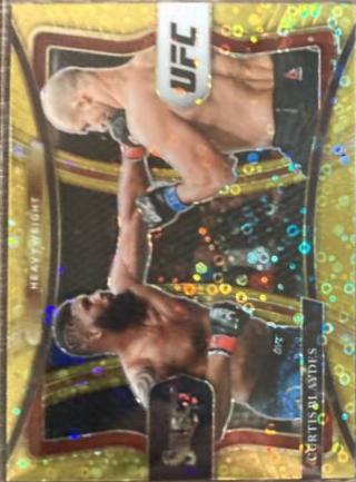 Curtis Blaydes 2021 Panini Select UFC Premier Level #192 Gold Disco