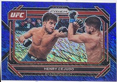 Henry Cejudo 2023 Panini Prizm UFC Base #52 Blue Shimmer