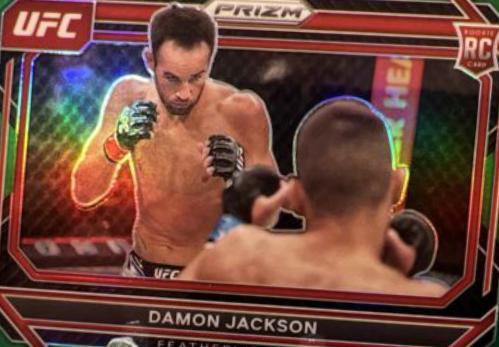 Damon Jackson 2023 Panini Prizm UFC Base #50 Green