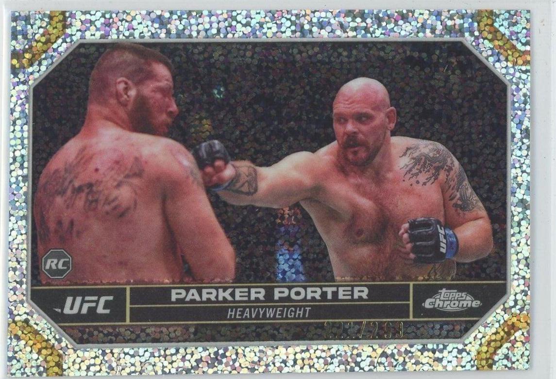 Parker Porter 2024 Topps Chrome UFC Base #142 Speckle Refractor