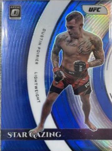 Dustin Poirier 2022 Panini Donruss Optic UFC Star Gazing #2 Blue