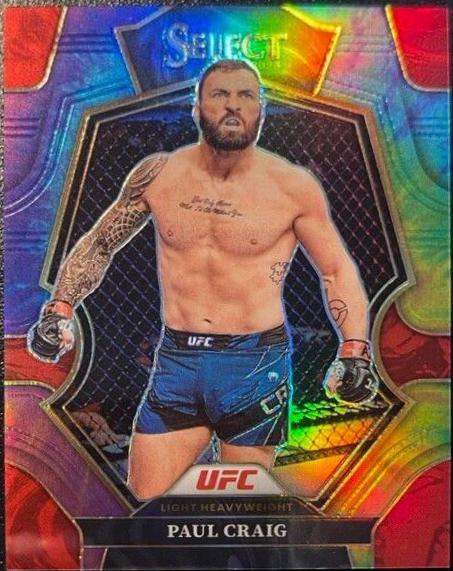 Paul Craig 2023 Panini Select UFC Premier Level #139 Tie Dye