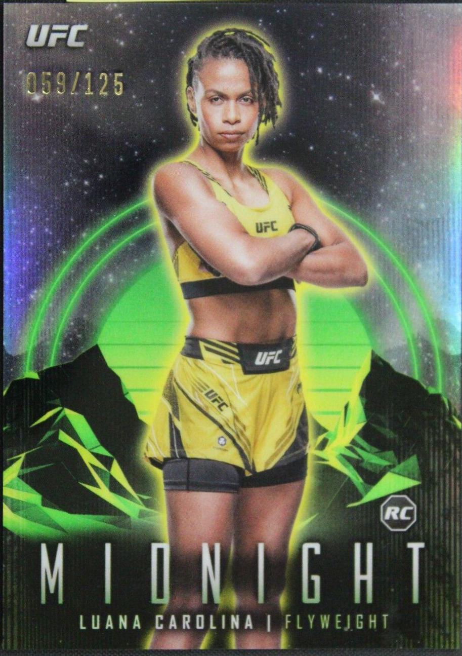 Luana Carolina 2024 Topps Midnight UFC Base #89 Morning