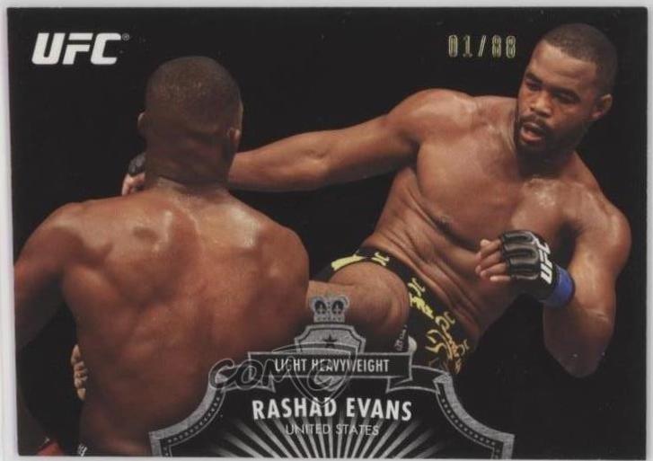 Rashad Evans 2012 Topps UFC Bloodlines Base #47 Black