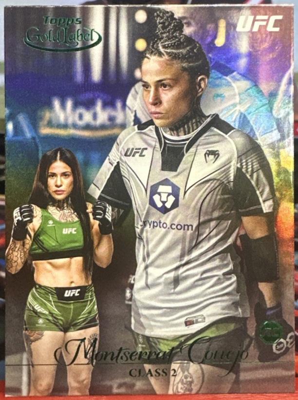 Montserrat Conejo 2024 Topps Gold Label UFC Base Class II #63 Green