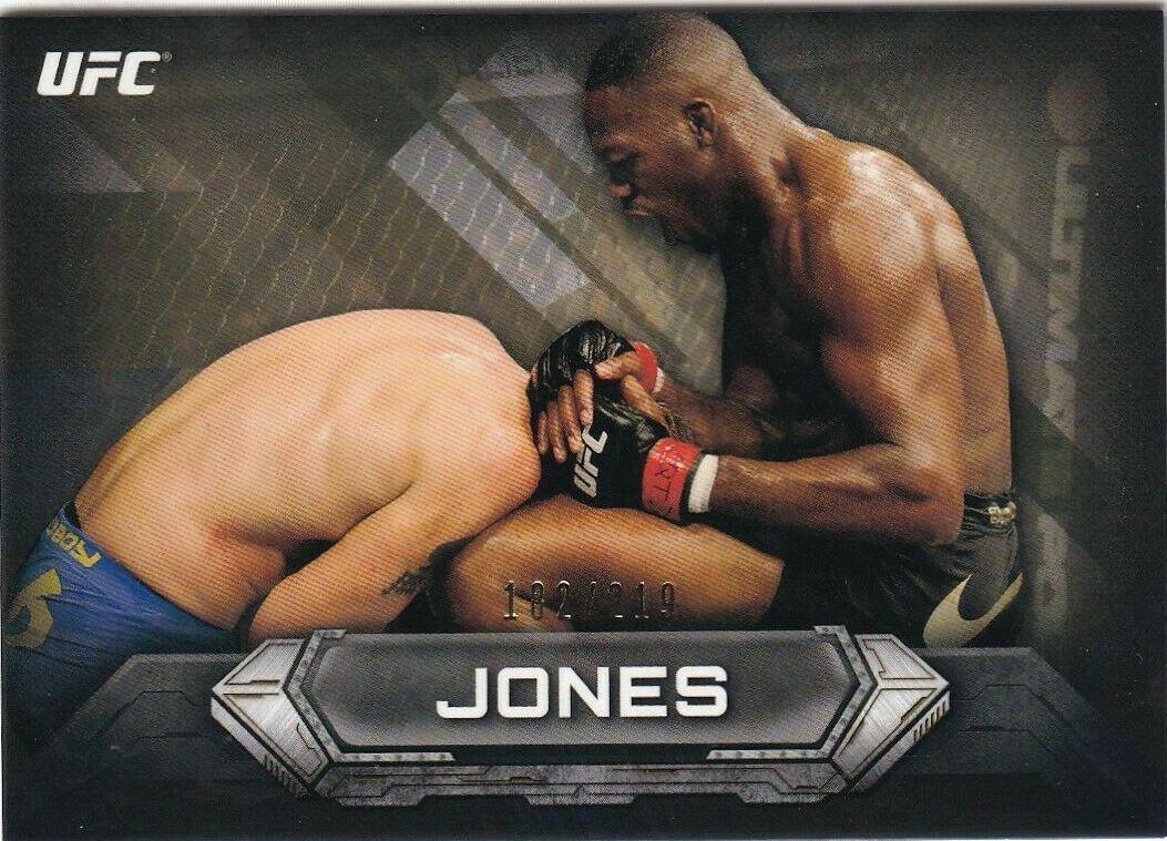 Jon Jones 2014 Topps UFC Knockout Base #51 Gold