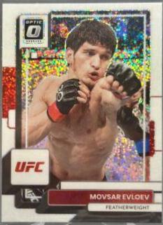Movsar Evloev 2023 Panini Donruss Optic UFC Base #66 White Sparkle