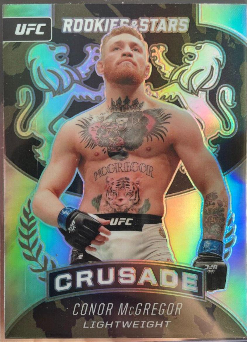 Conor McGregor 2021 Panini Chronicles UFC Base Crusade #238 Silver