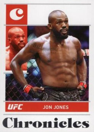 Jon Jones 2022 Panini Chronicles UFC Base Chronicles #65 Platinum