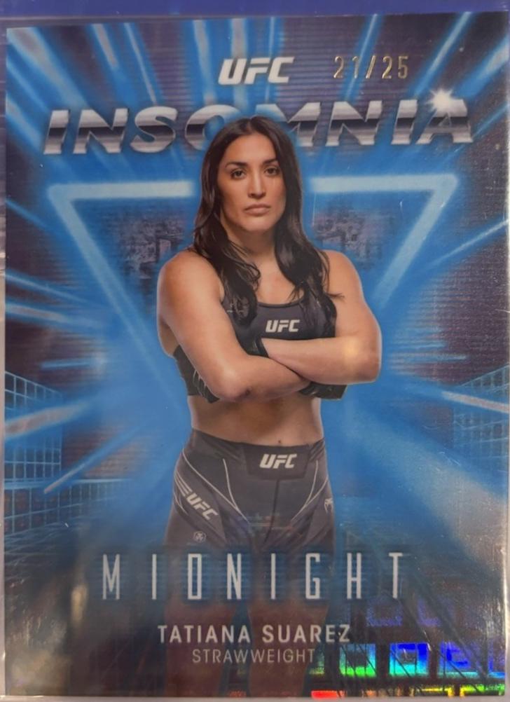 Tatiana Suarez 2025 Topps Midnight UFC Insomnia #IN-25 Moonrise