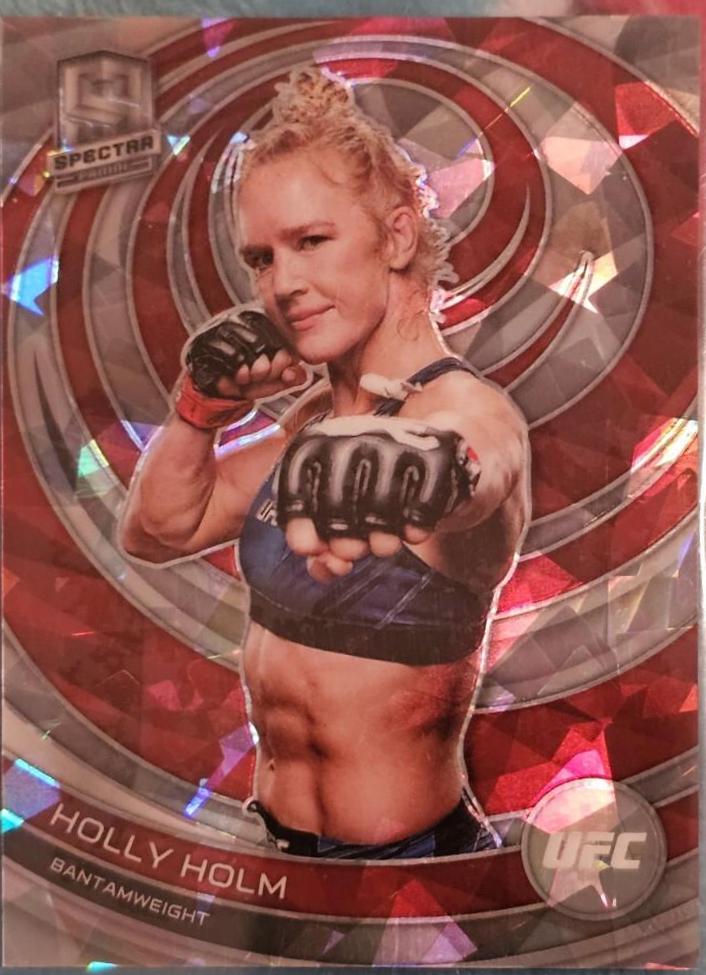 Holly Holm 2023 Panini Chronicles UFC Base Spectra #394 Cracked Ice